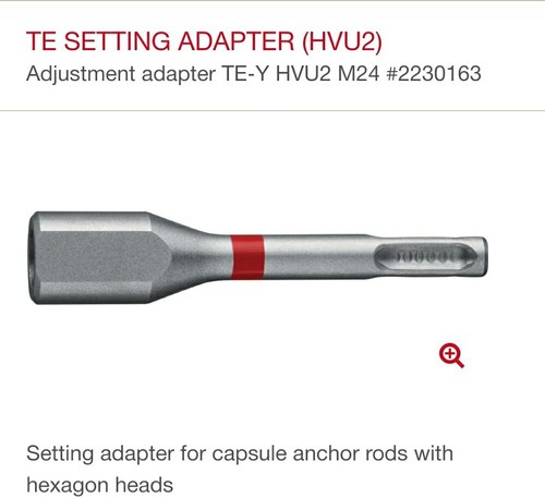 Hilti setting adapter - te,